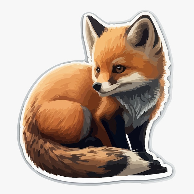 cute fox artwork