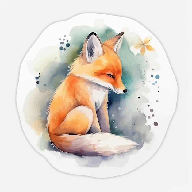 cute fox artwork