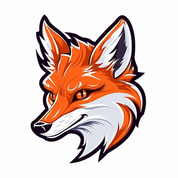 Vettore vettore logo carino fox