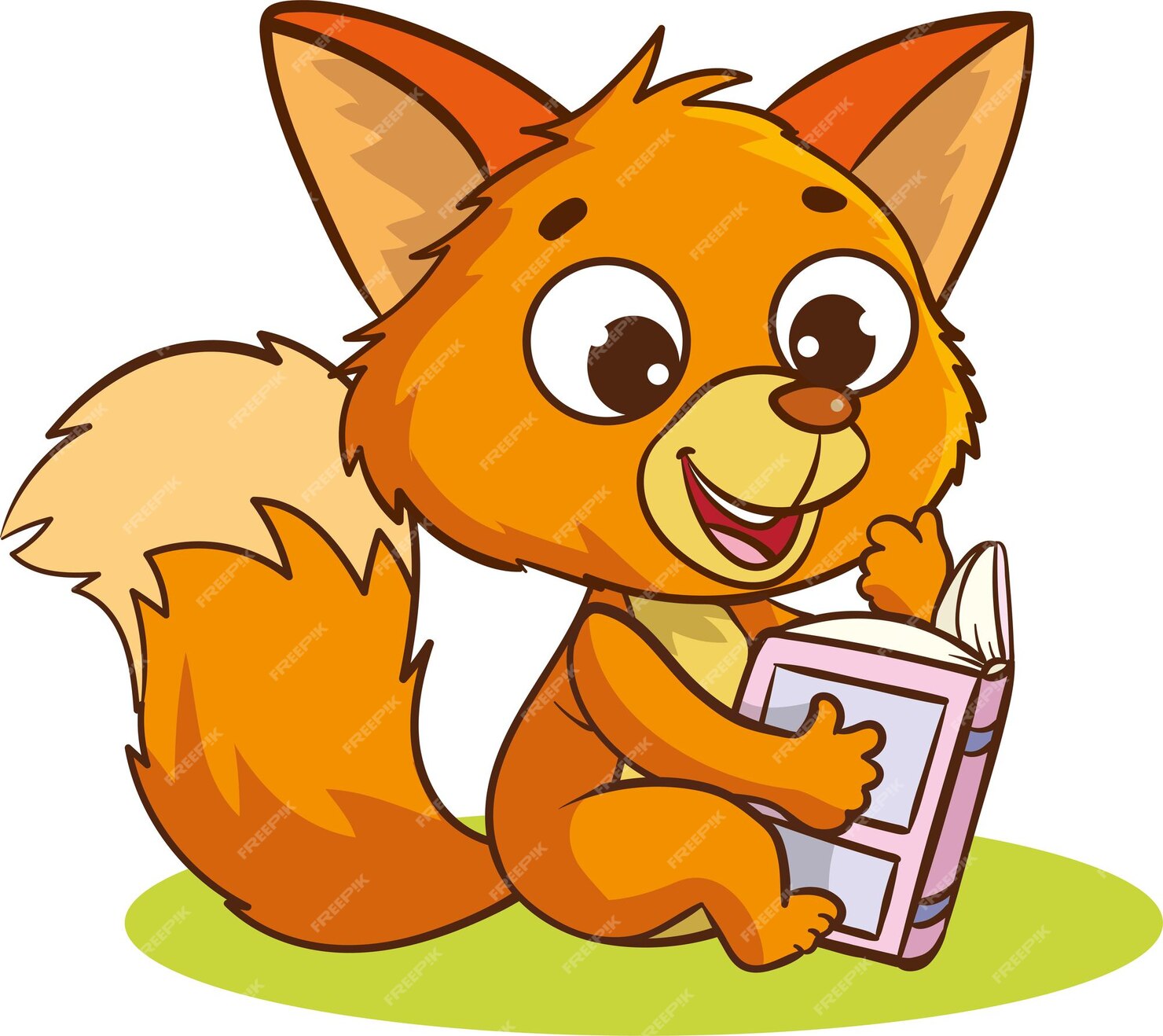 Reading fox