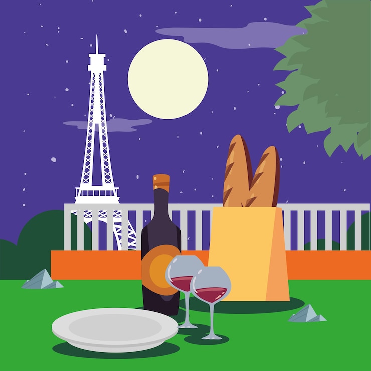 Vector cute france image