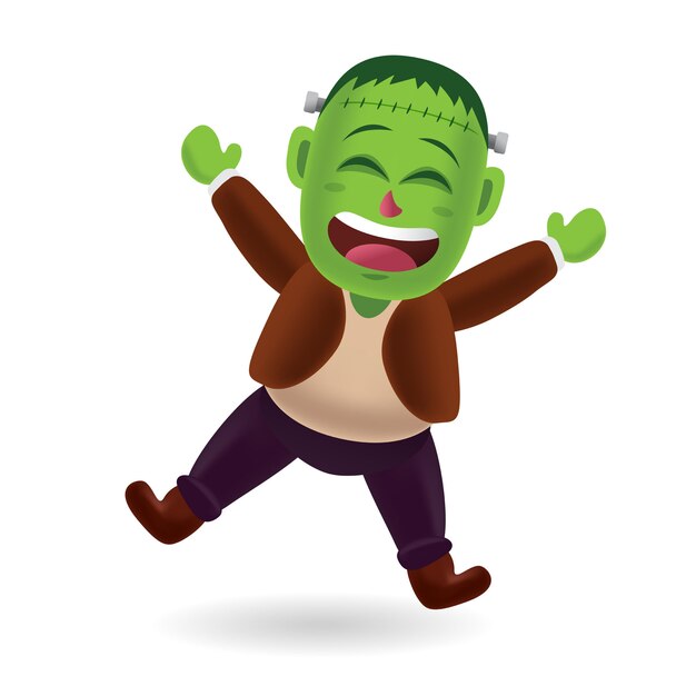 Cute frankenstein dancing