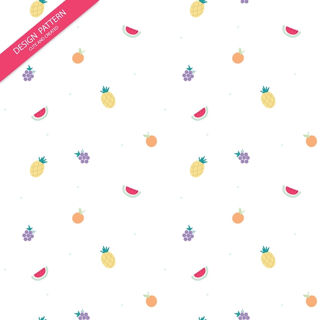 Cute fruit pattern.