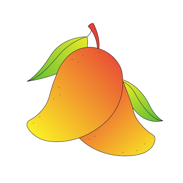 Vector cute fruit