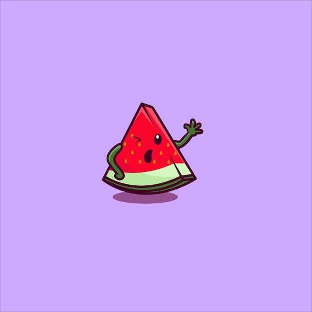 cute fruits vector character kid