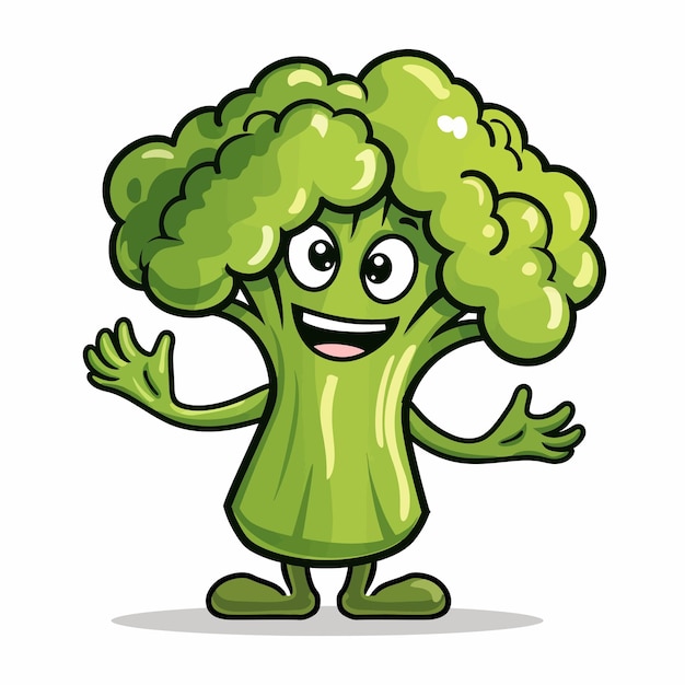 Cute_funny_broccoli_cabbage_waving_hand_character