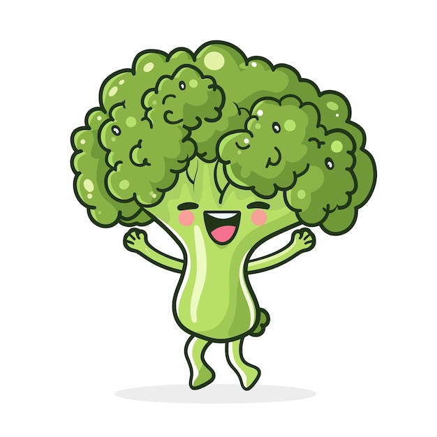 Cute_funny_broccoli_walking_singing_character