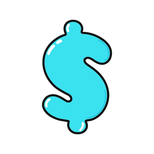 Cute funny dollar