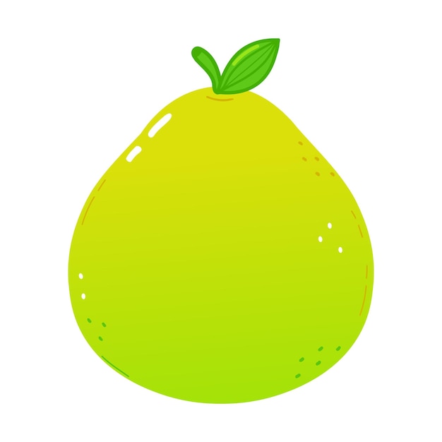 Cute funny Pomelo character