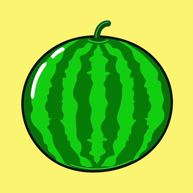 Cute funny watermelon