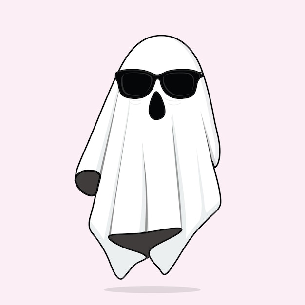 cute ghost cartoon spooky character casper