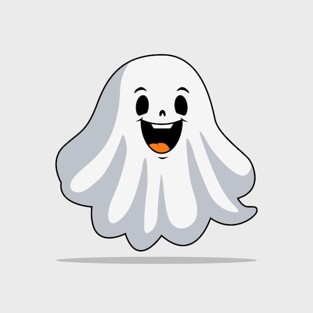 Cute ghost cartoon