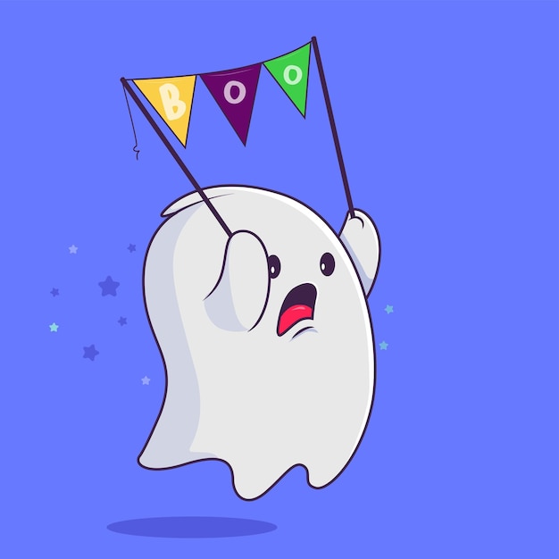 Cute ghost halloween