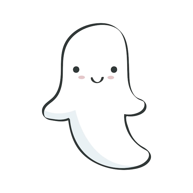 Cute ghost rubber