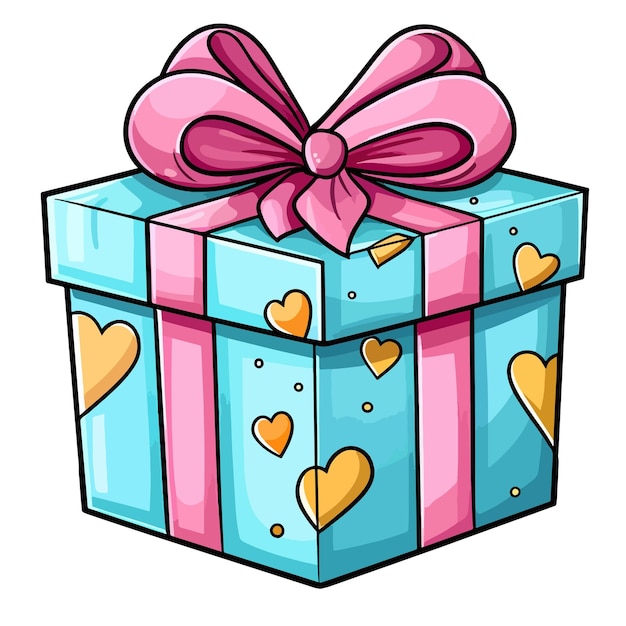 Vector cute gift box