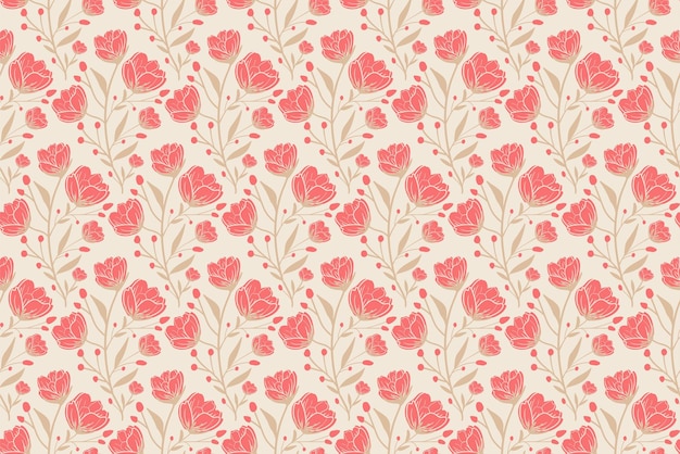 cute girly seamless pattern background