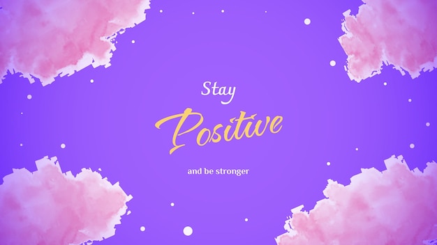 Cute Girly Wallpaper with Motivational Quotes for Laptop or Presentation