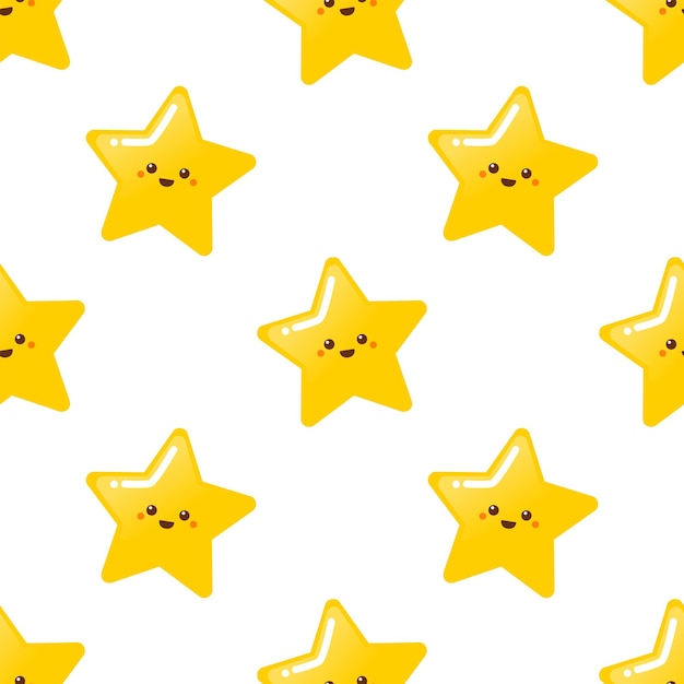 Cute golden star pattern