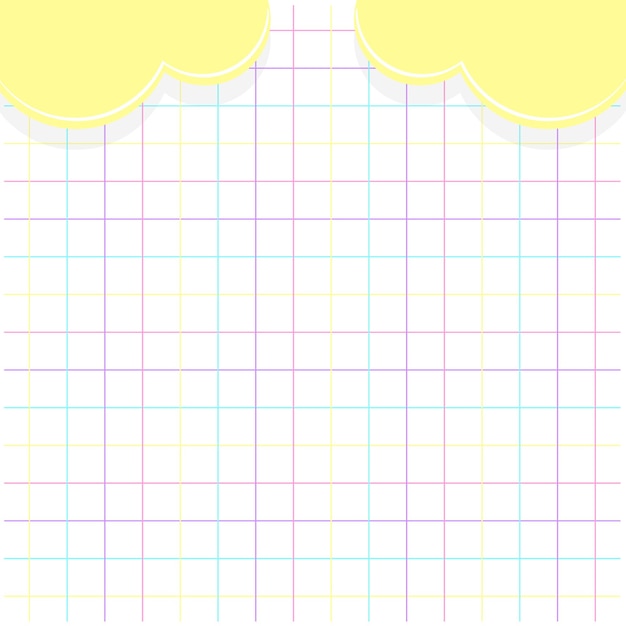 Cute grid pattern background Vector