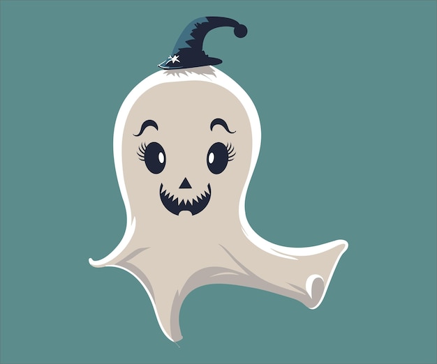 Simpatico personaggio fantasma di halloween