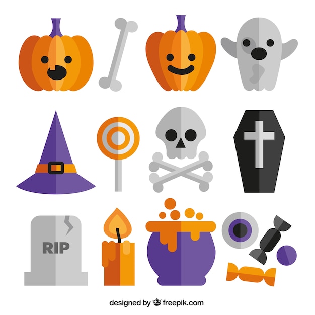 Cute halloween icons