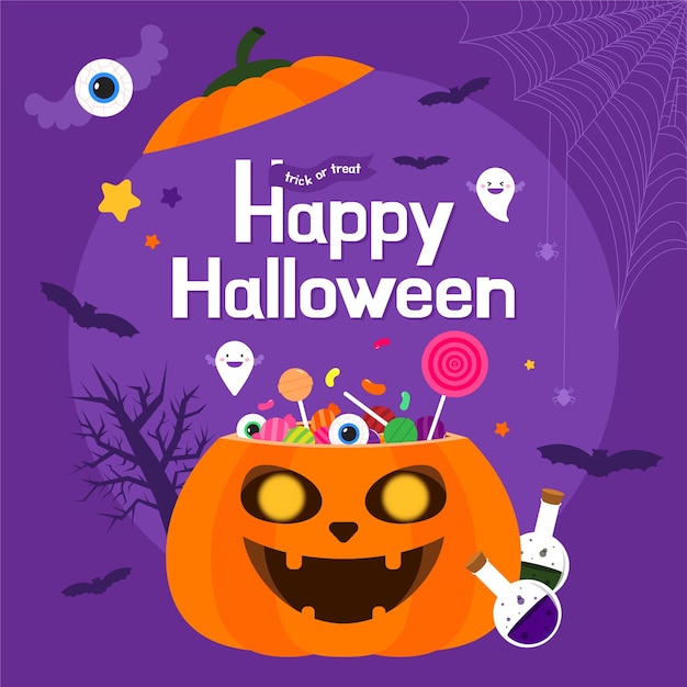 Illustrazione di halloween carino