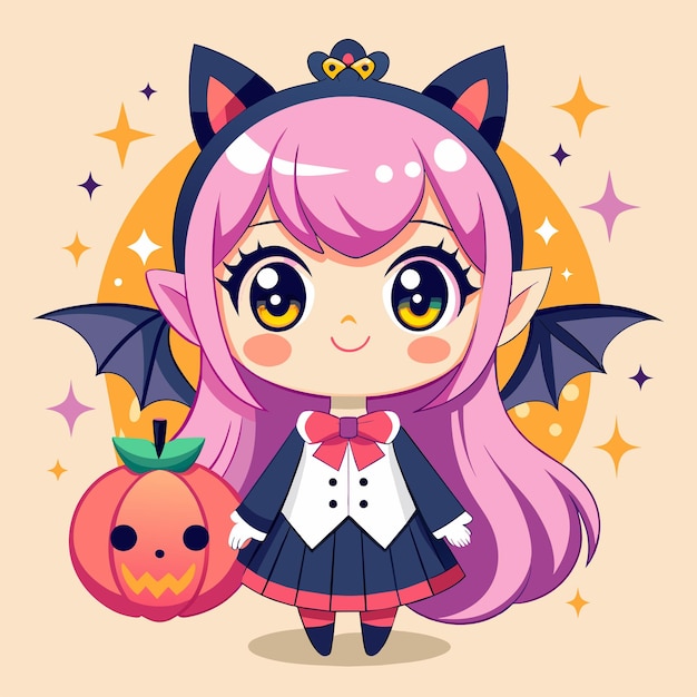 cute Halloween spooky pastel colors 1