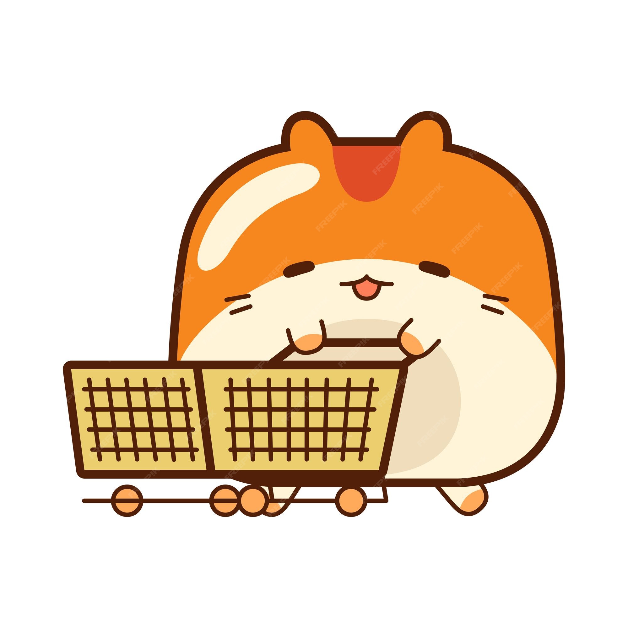 Premium Vector | Cute hamster in cartoon style Premium Vector | Cute hamster in cartoon style
