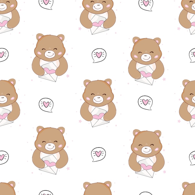 Cute hand draw seamless pattern for kids.