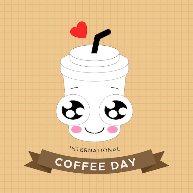 Cute hand drawn cup illustration