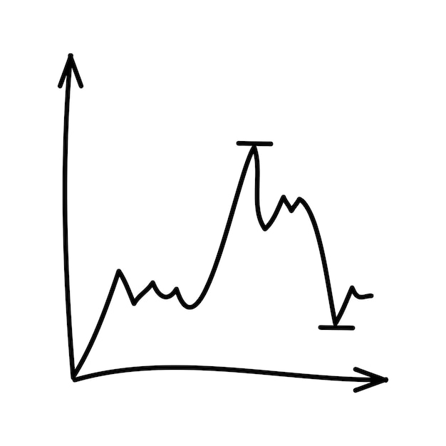 Vettore grafico disegnato a mano carino elementi dell'icona di doodle isolati su sfondo bianco illustrazione vettoriale di stock