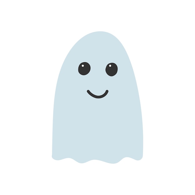 Cute handdrawn ghost