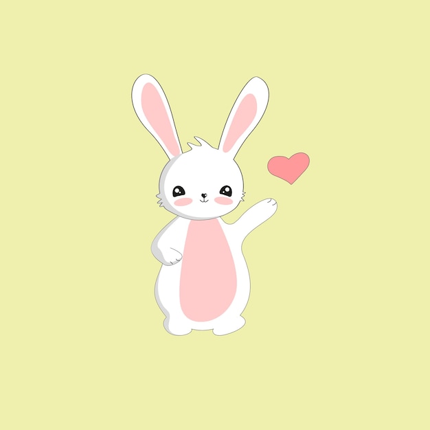 かわいいうさぎのイラスト