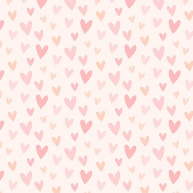Cute heart pattern background