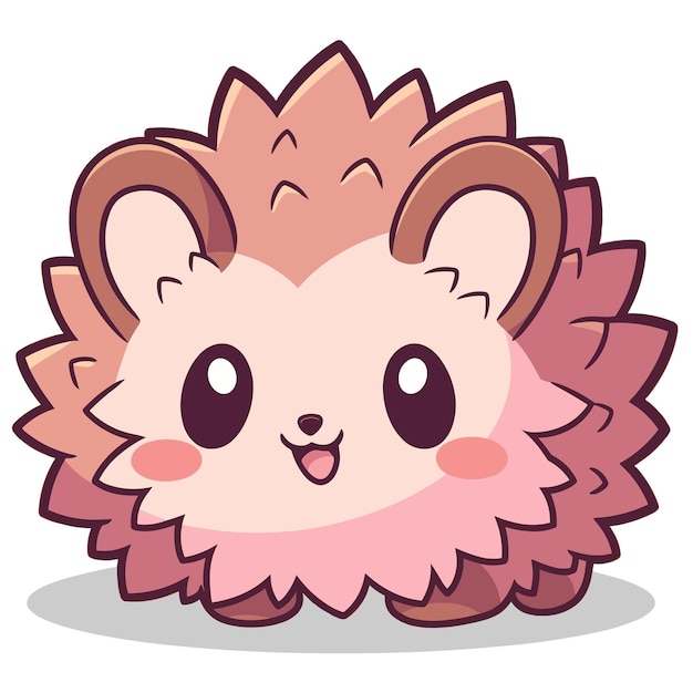 A cute hedgehog illustration