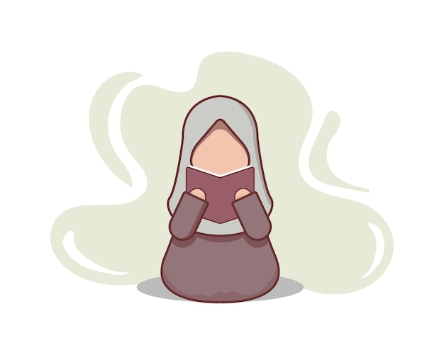 Cute_Hijab_Reading (キュート・ヒジャブ・リーディング)