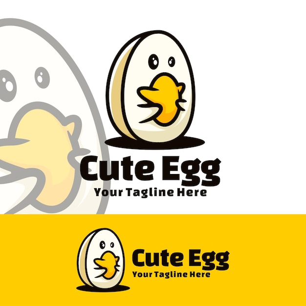 Cute hug egg art illustration