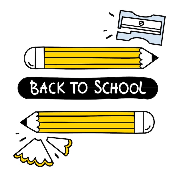cute illustration for back to school 
