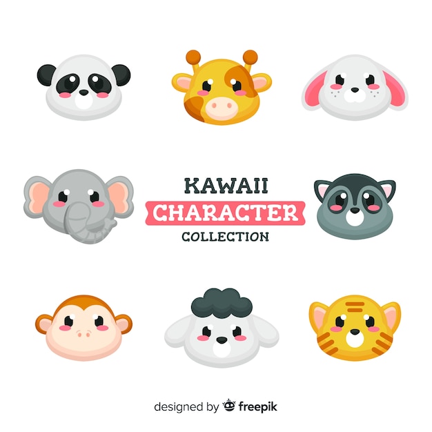 Cute kawaii characters