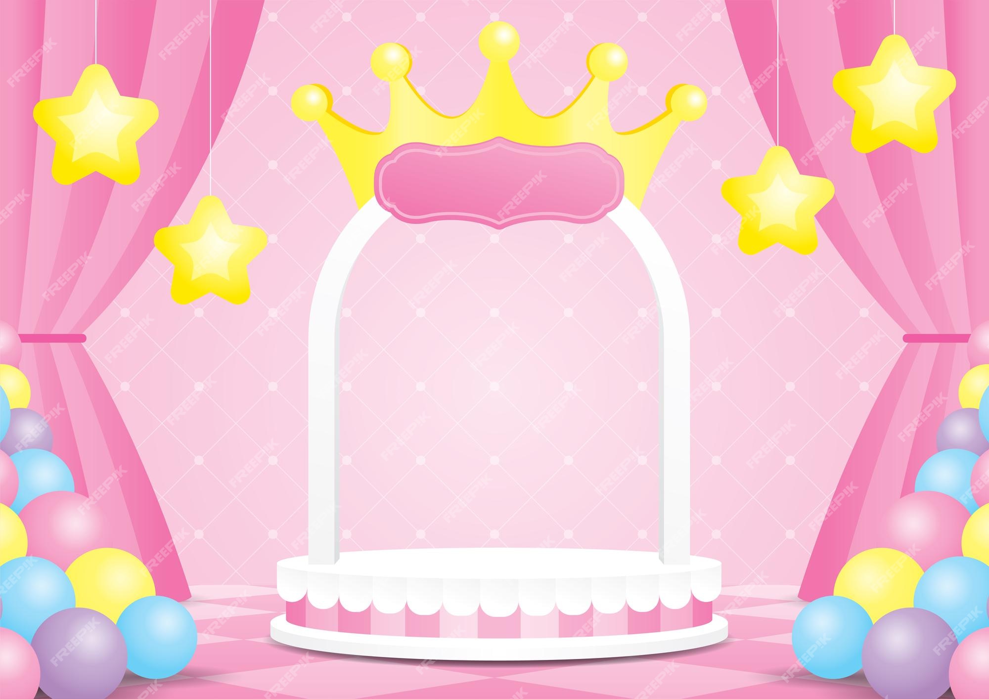 Details 300 princess theme background