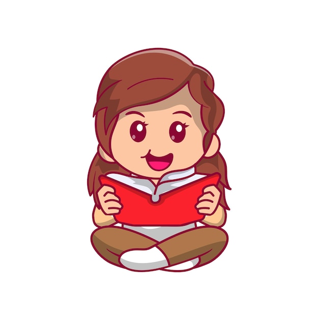 Cute kid back to school clipart