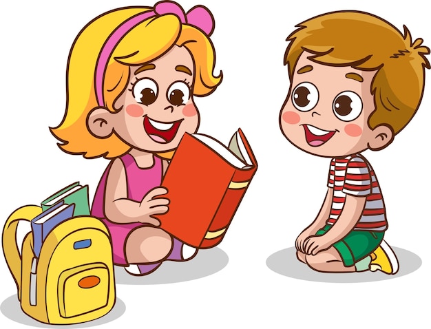 나무 에서 함께 읽는 귀여운 아이들