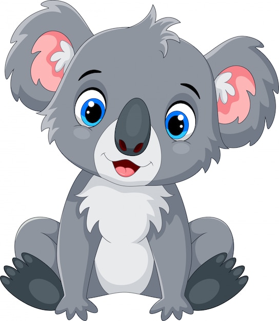 Simpatico cartone animato koala