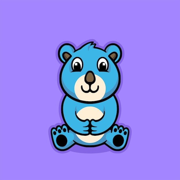 Cute koala mascot cartoon logo