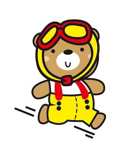 Cute little bear  illustration