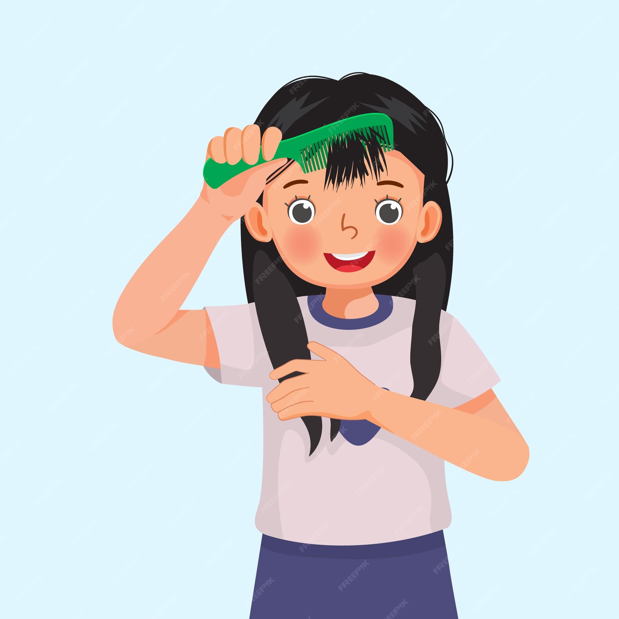 Combing Your Hair Clipart combing-your-hair-clipart
