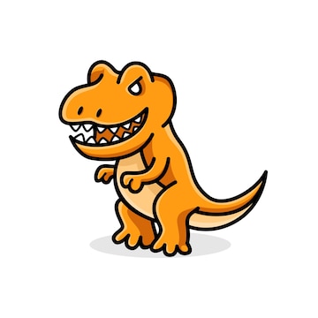 Premium Vector  Cute dino for your design project