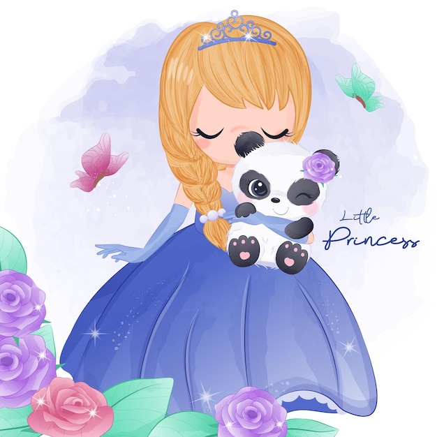 Cute Little Princess Illustrations