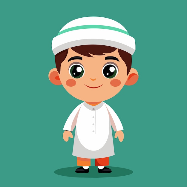 Cute Little Ramadhan Boy Design 11