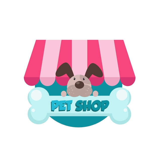 Cute logo for your pet shop